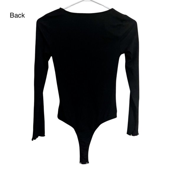 Altar'd State Ribbed Knit Twist Front Bodysuit - Picture 2 of 7